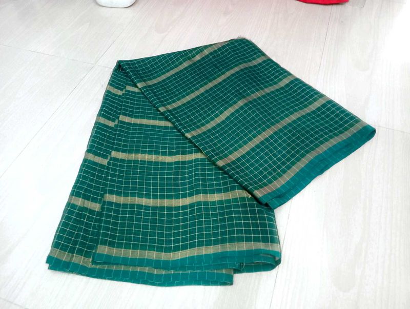 New Rama Green Georgette Febric