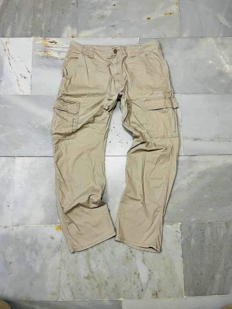 biege Cargo Pants wrangler waist adjustable