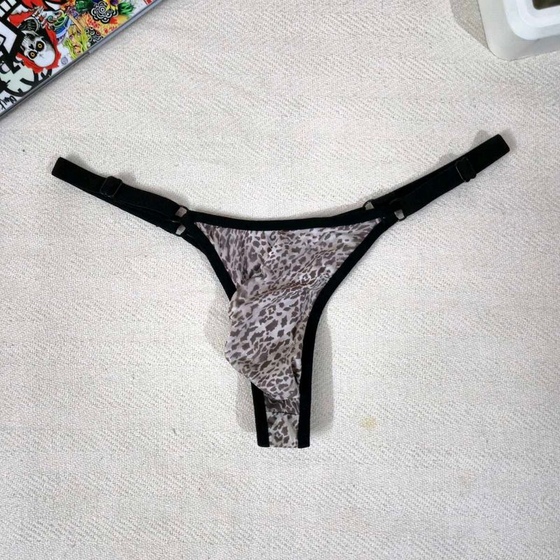 Leopard Print Thong
