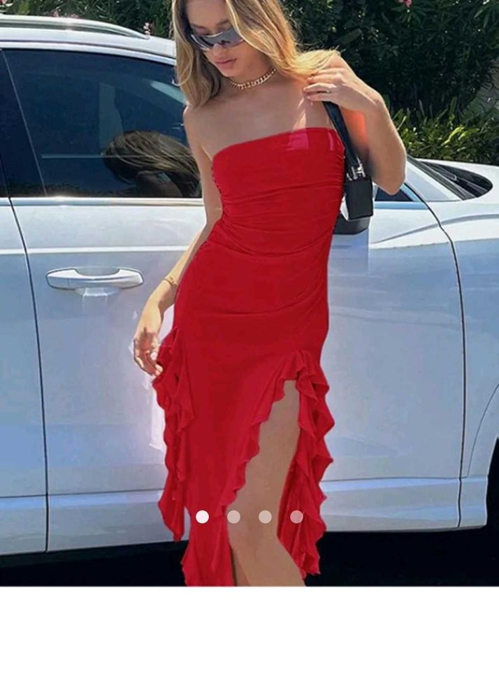 Ruffled Bodycon Dress
