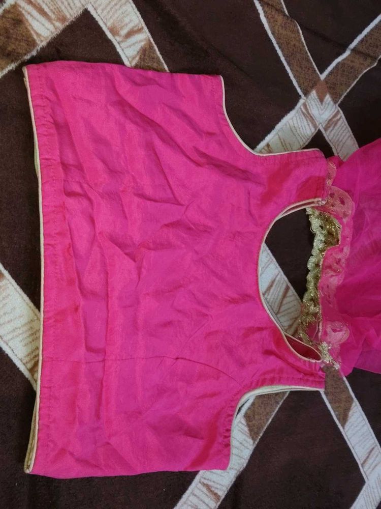 Pink Readymade lehenga