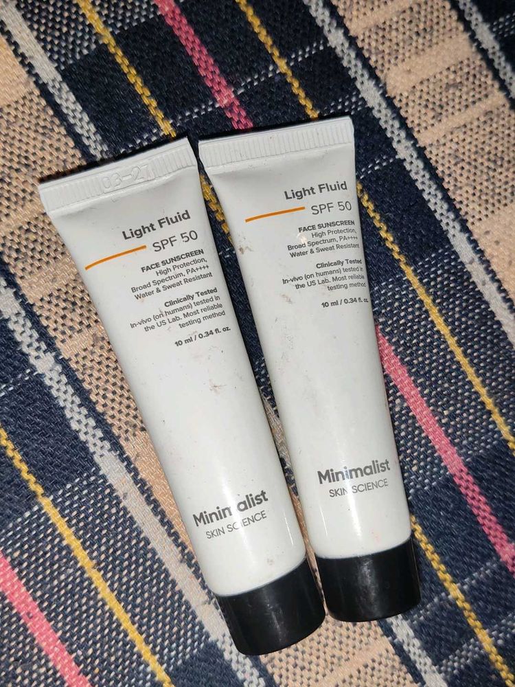 Minimalist SPF 50 Sunscreen