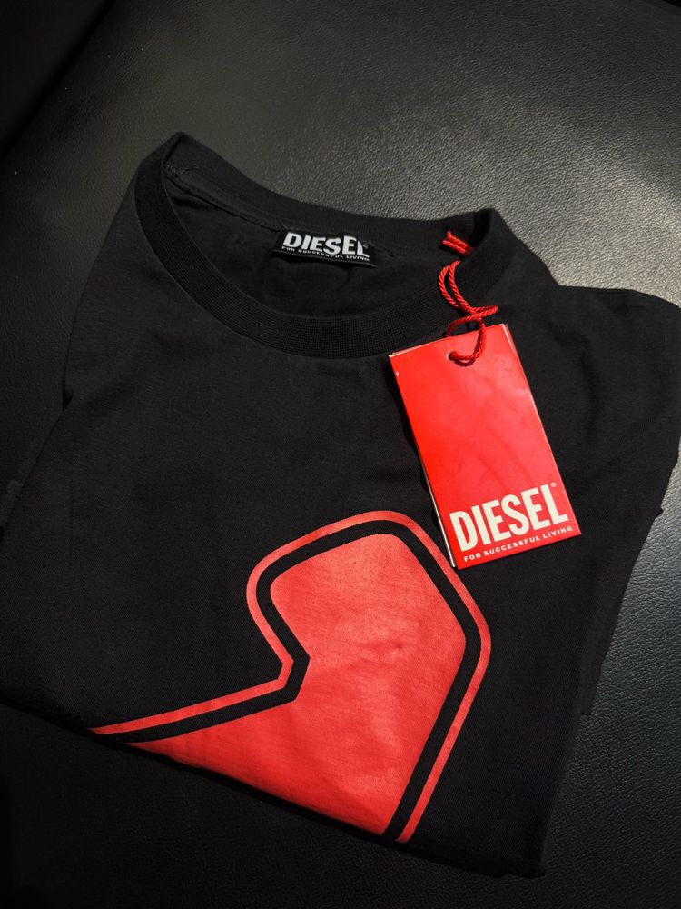 Diesel Black Graphic Tee