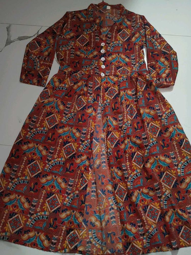 Boho Print Midi Kurti