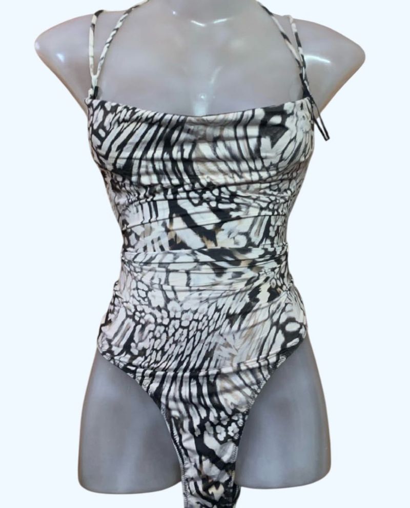 Zara Leopard Print Bodysuit