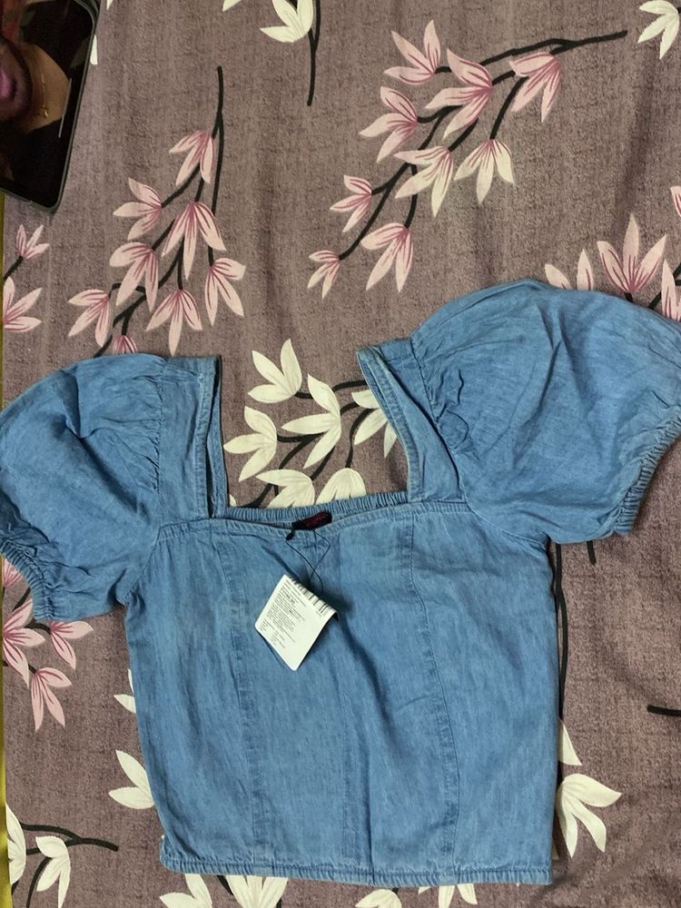 Denim Top