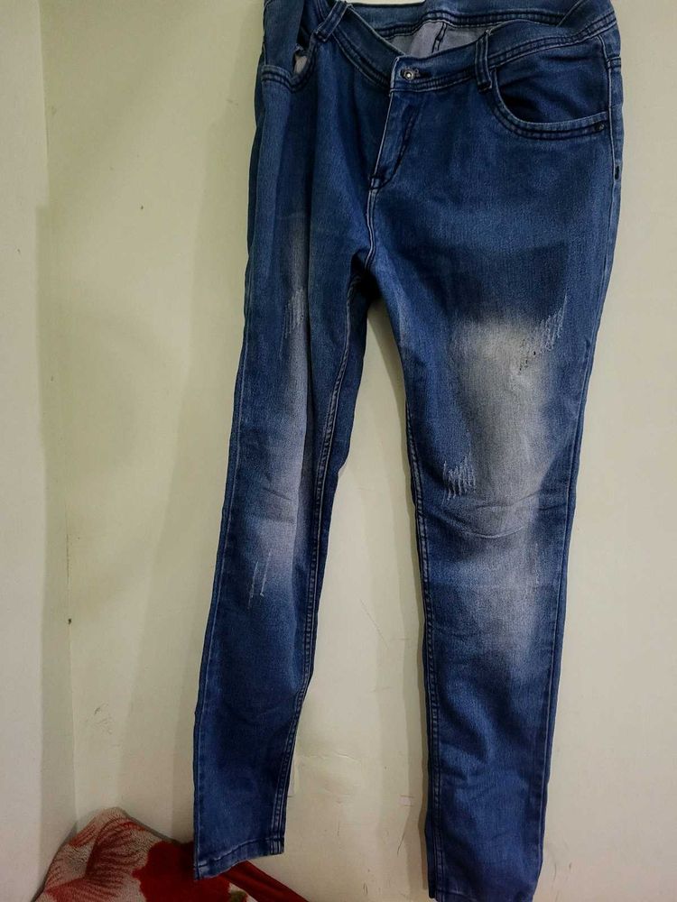 Stylish Blue Denim Jeans