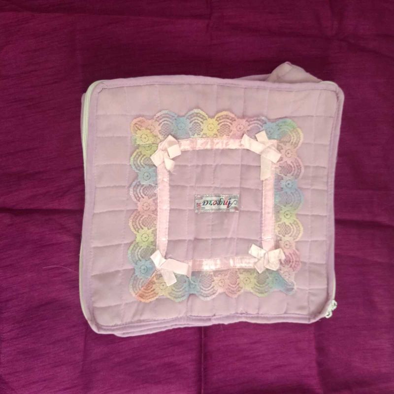 Vintage Angora Quilted Bag