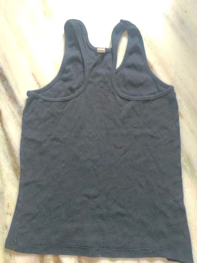 Gray Sleeveless Tank Top