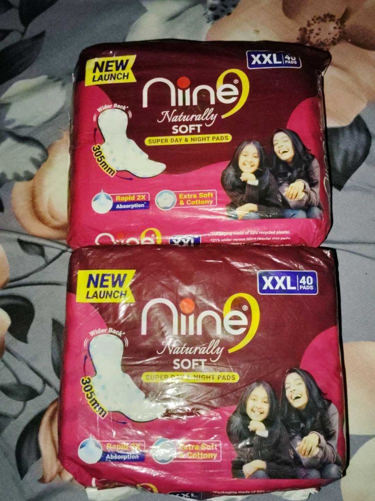 One Day Offer Nine Sanitary Pads Cotton Pad