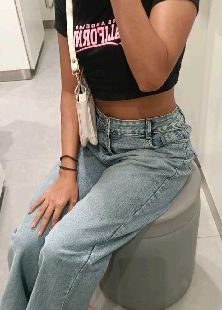 Wide Leg Jeans - Classic Denim