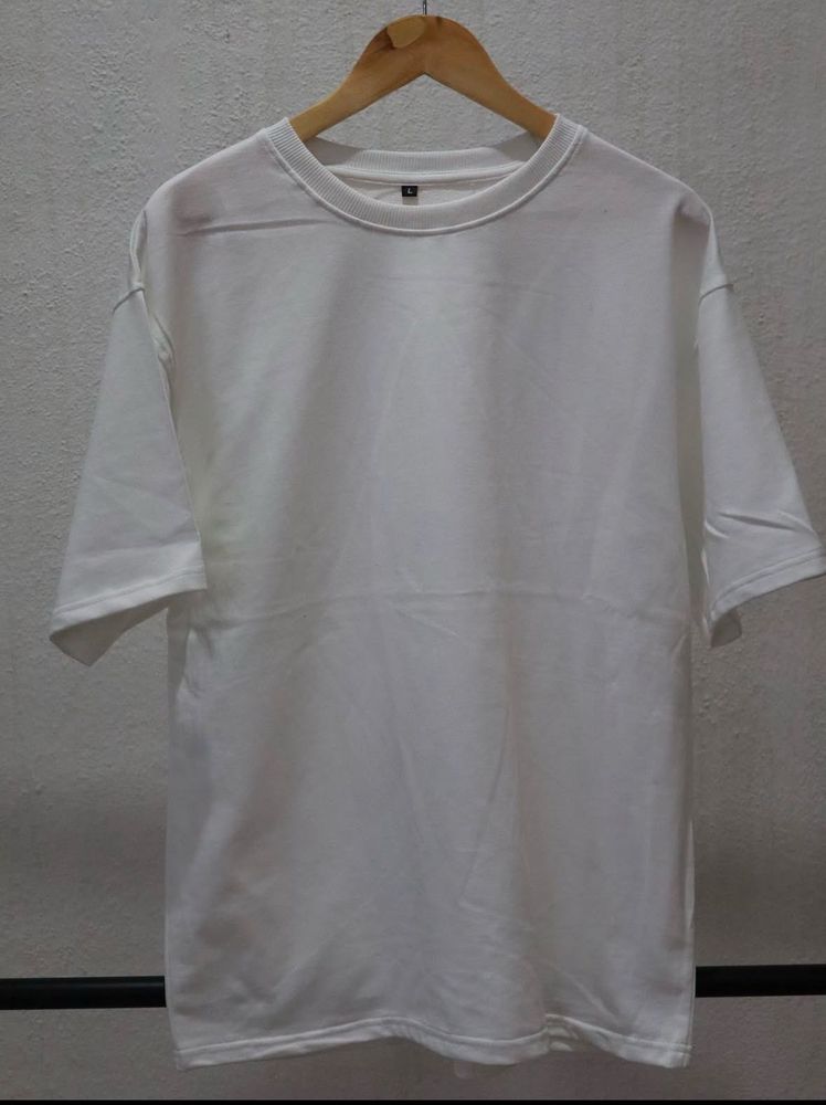 Plain White Casual T-Shirt