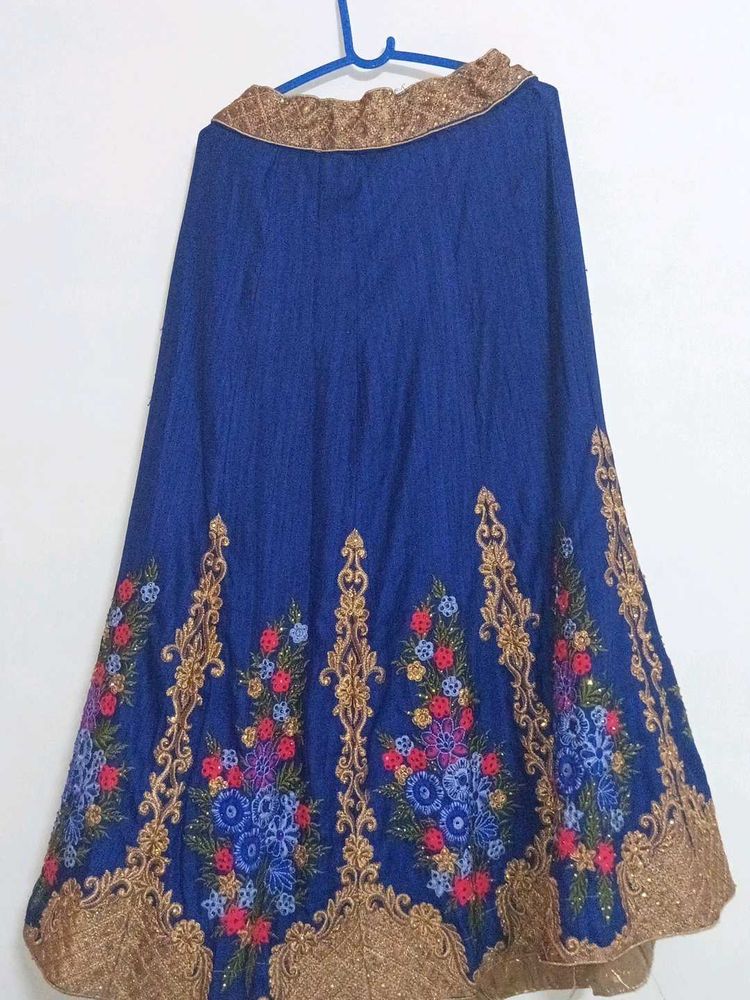 Elegant royal blue Lehenga