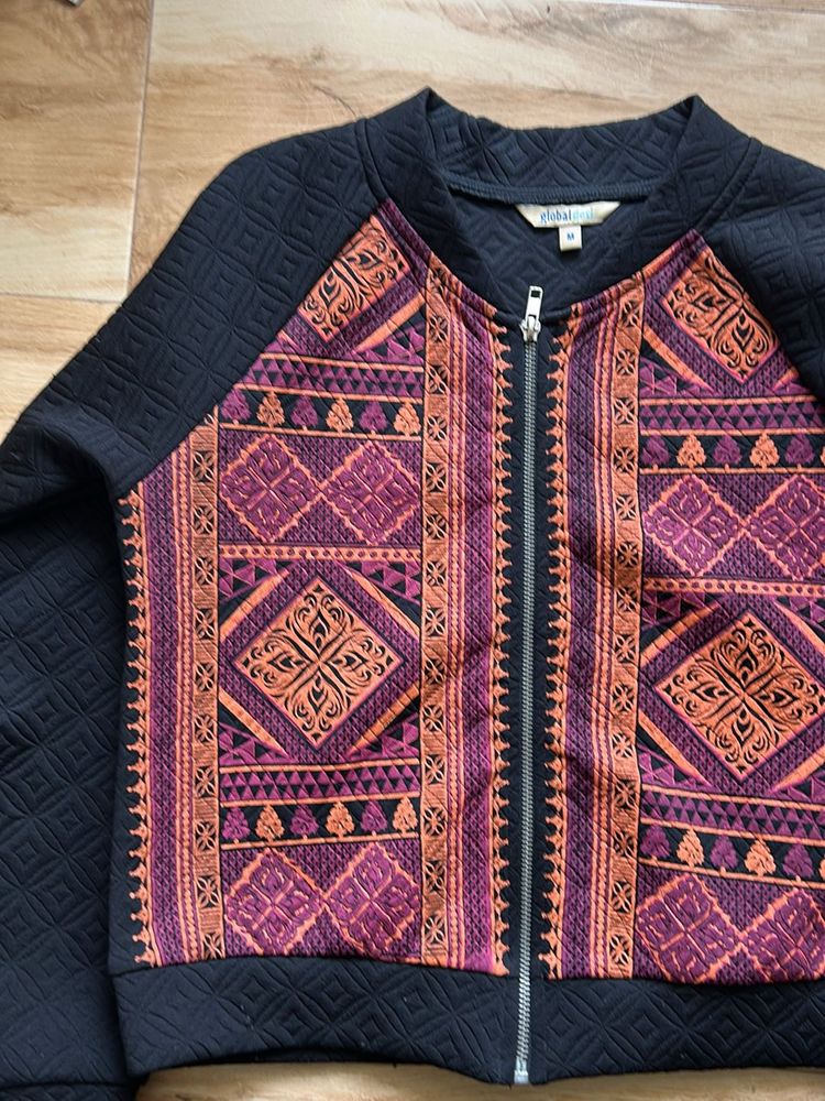 Global Desi Printed Jacket