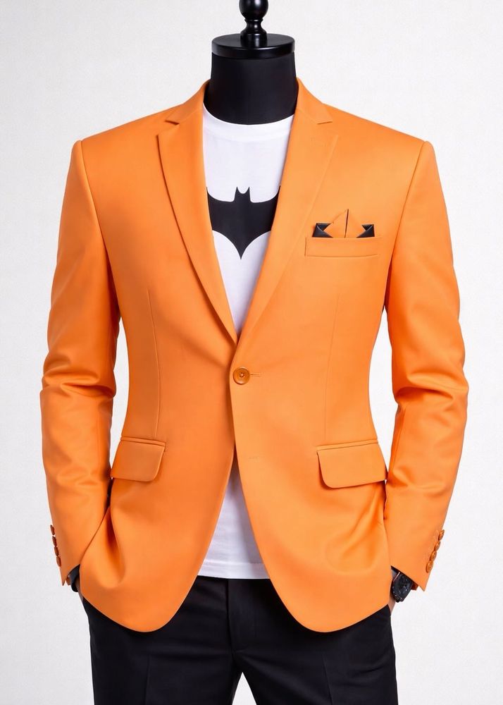 Orange Blazer - Stylish and Modern