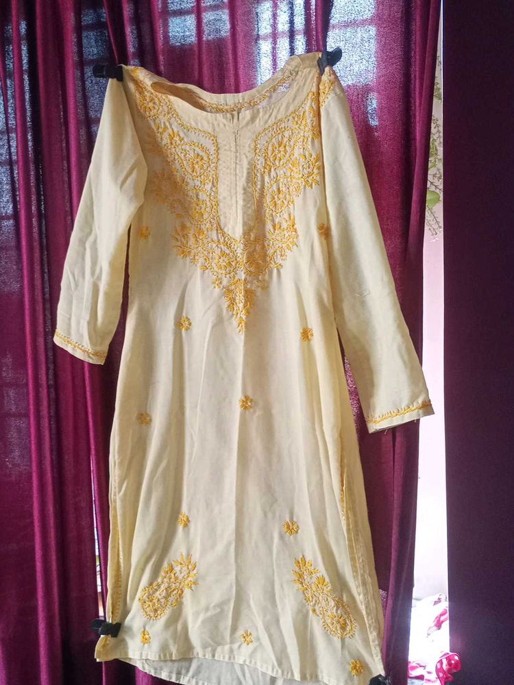 Yellow 🟡 Kurti
