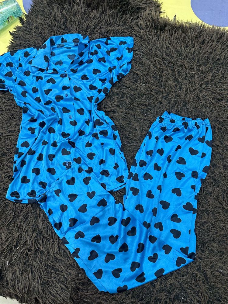 Cute Heart Pajama Set