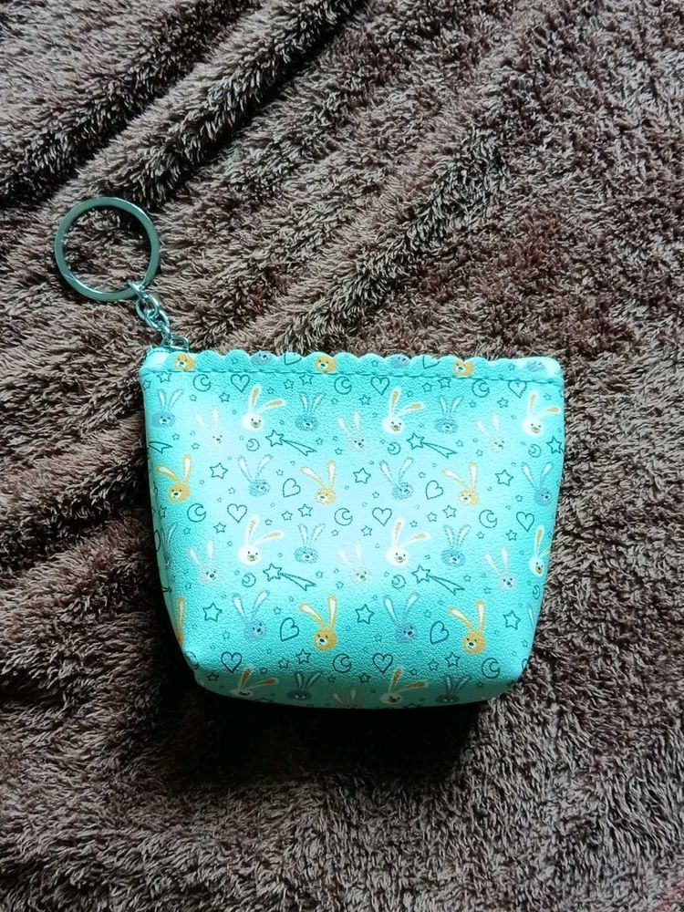 Cute Bunny Print Pouch