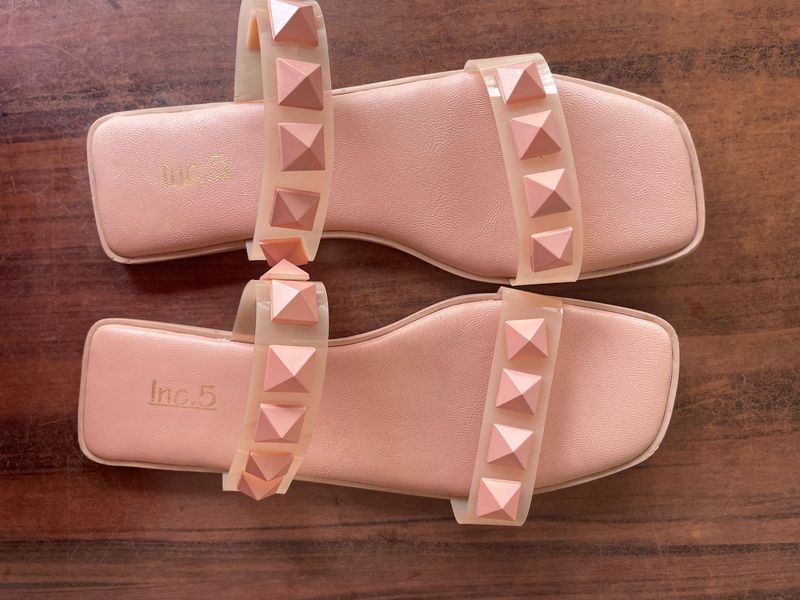 Inc.5 Pink Studded Flats
