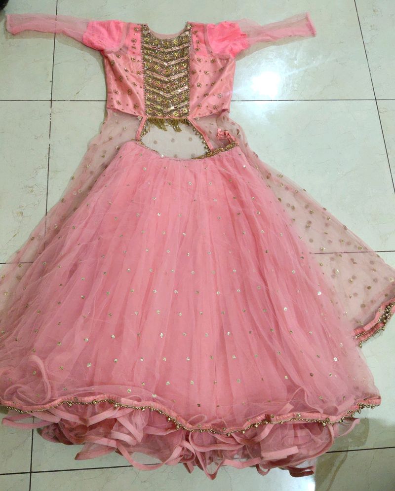 Heavy Net Traditional Indo Western Dress