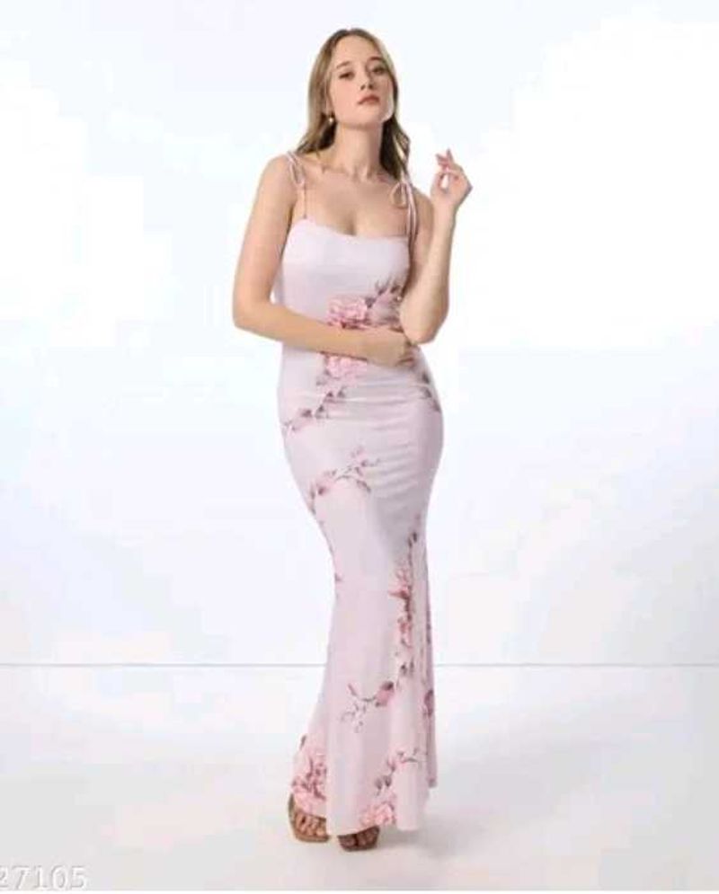 Floral Bodycon Maxi Dress