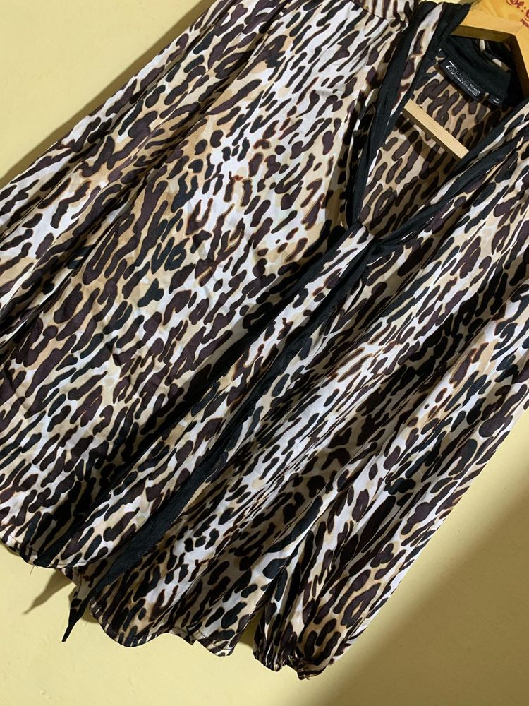 Leopard Print Blouse