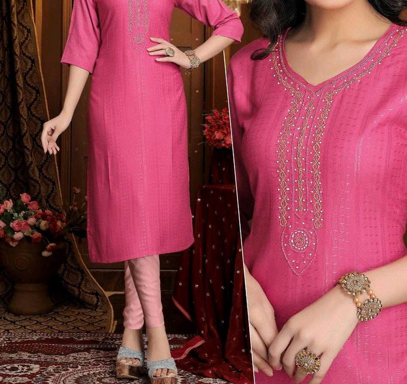 Rose Pink Kurti