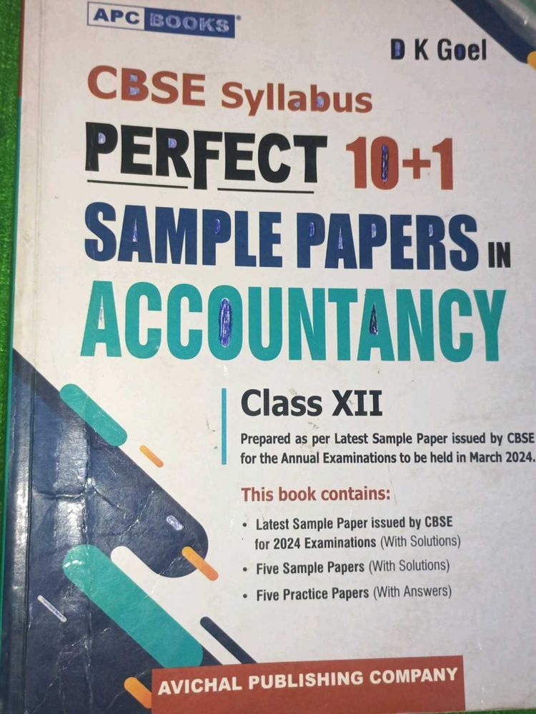 Perfect 10+1 Sample Papers Accountancy Class 12th