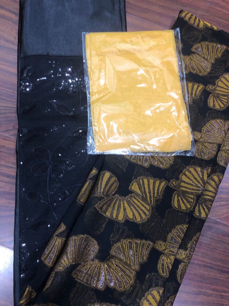 Elegant Partwear Dress Material 3 Pcs