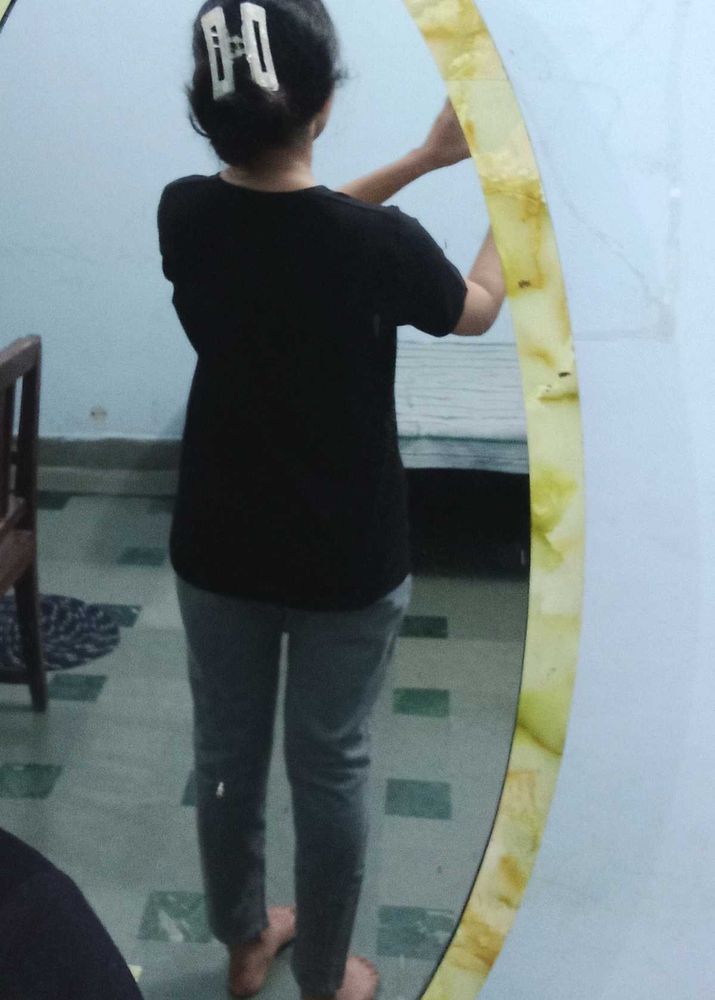 Girl Boy Jeans T Shirt Black Grey Xl Cotton