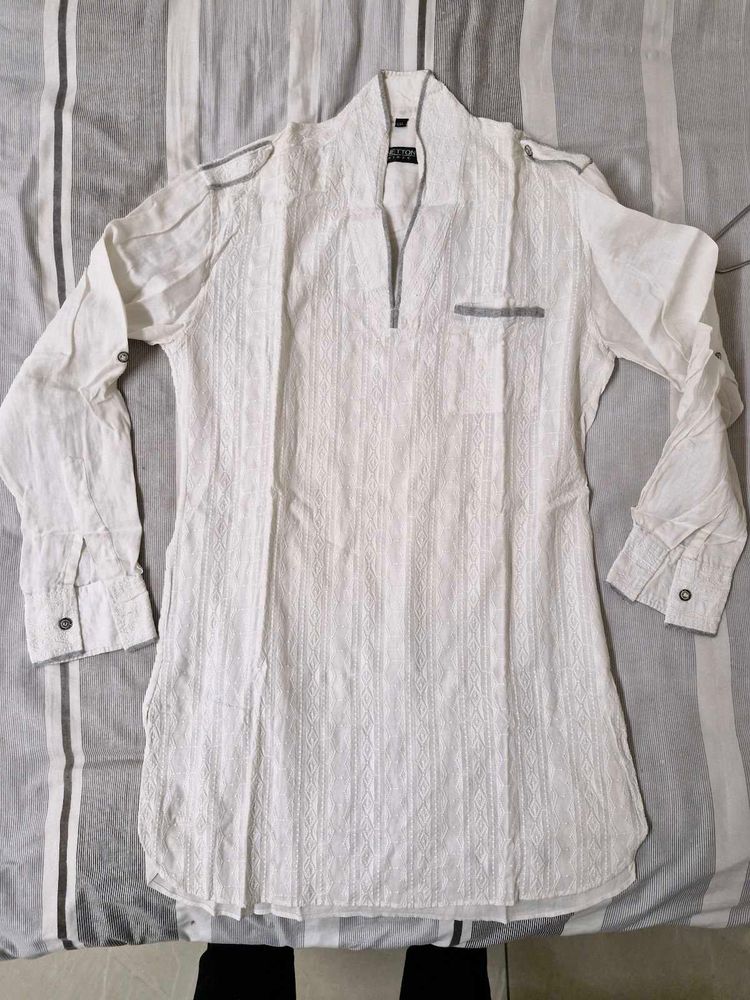 White Short Kurta