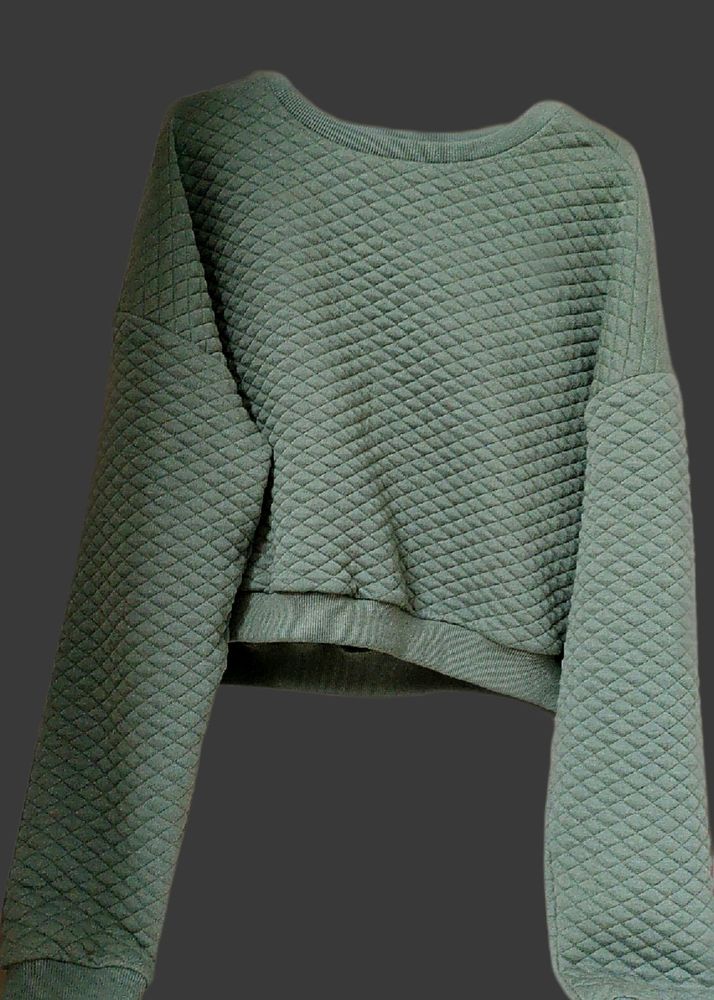 Oversized Green Sweatshirt
