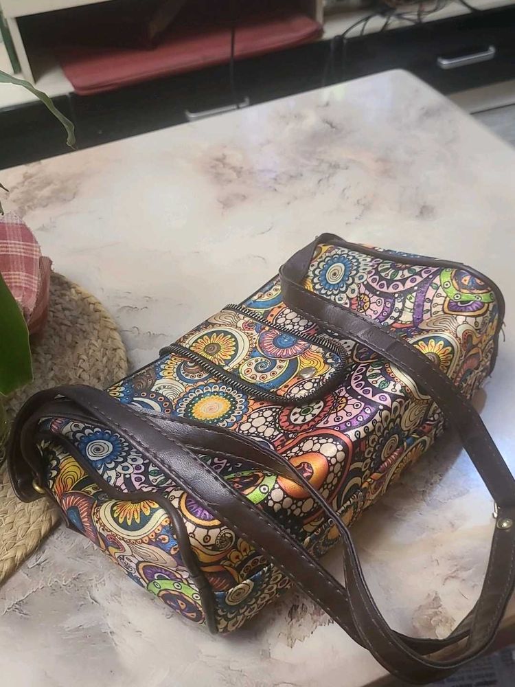 Boho Patterned Crossbody Bag