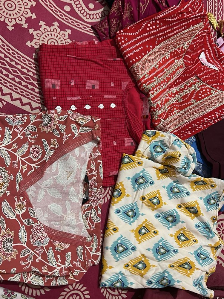 Ethnic Kurtas - Mix Prints