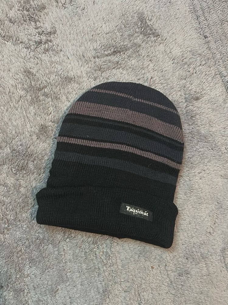 Striped Beanie