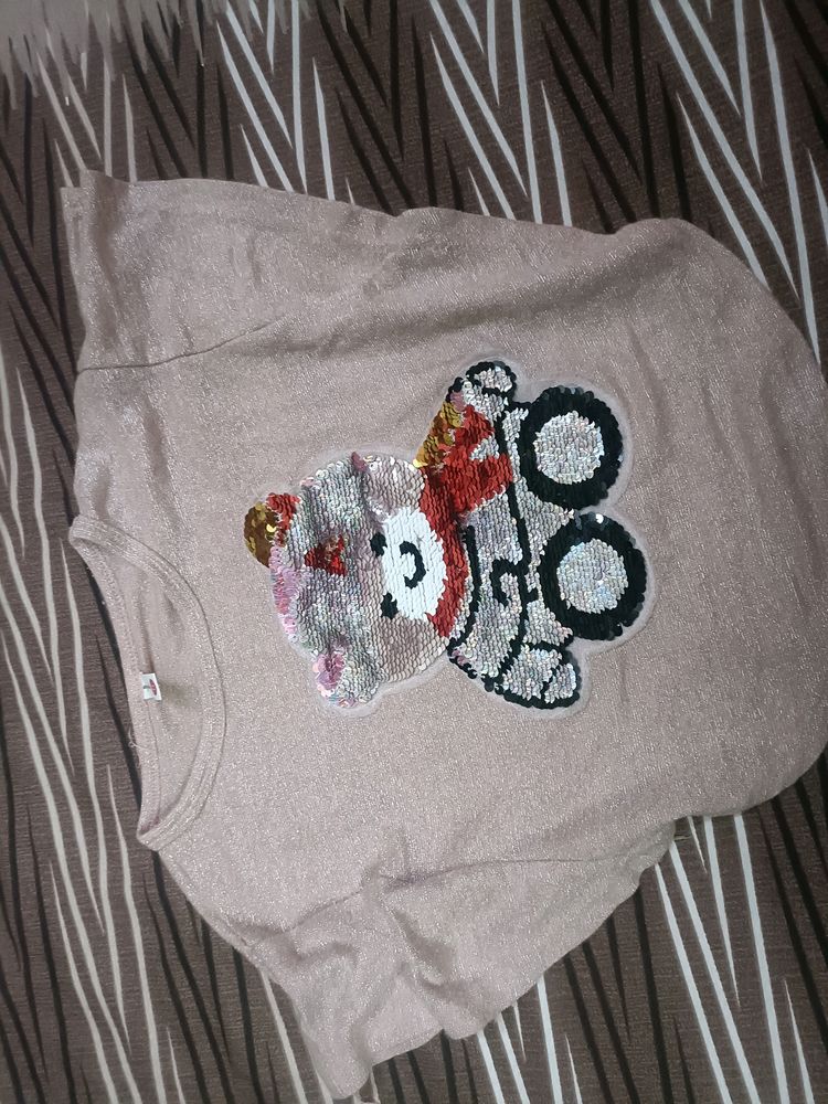 Party Wear Crop Top For 2-3 Years Old Girl