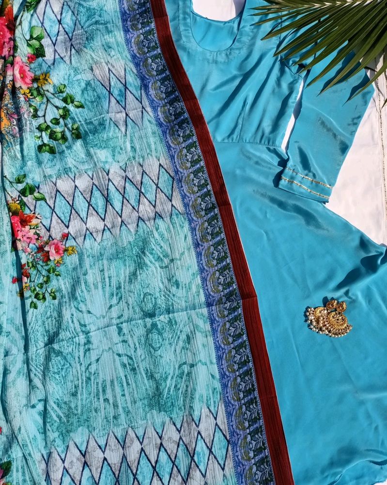 Umbrella Frock With Salwar