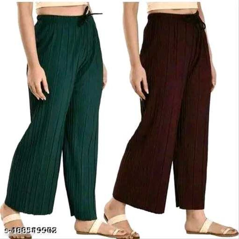 Elegant Modern Women Palazzos Pants