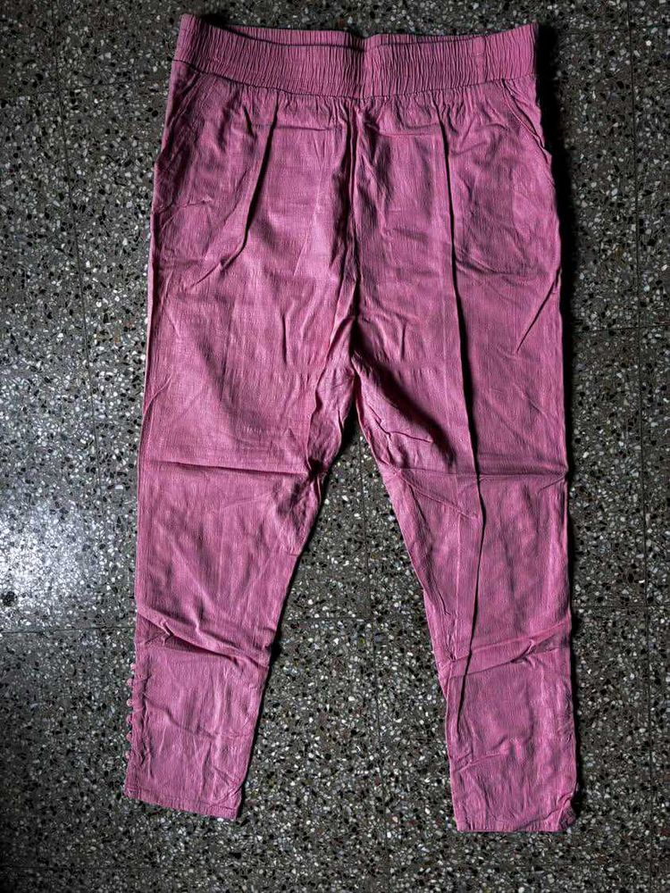 Peach chudidaar pant