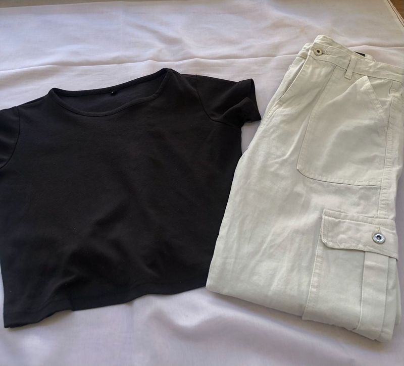 Black Crop Top🙌🏻