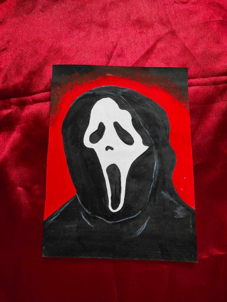 Handmade Scream Movie Artwork