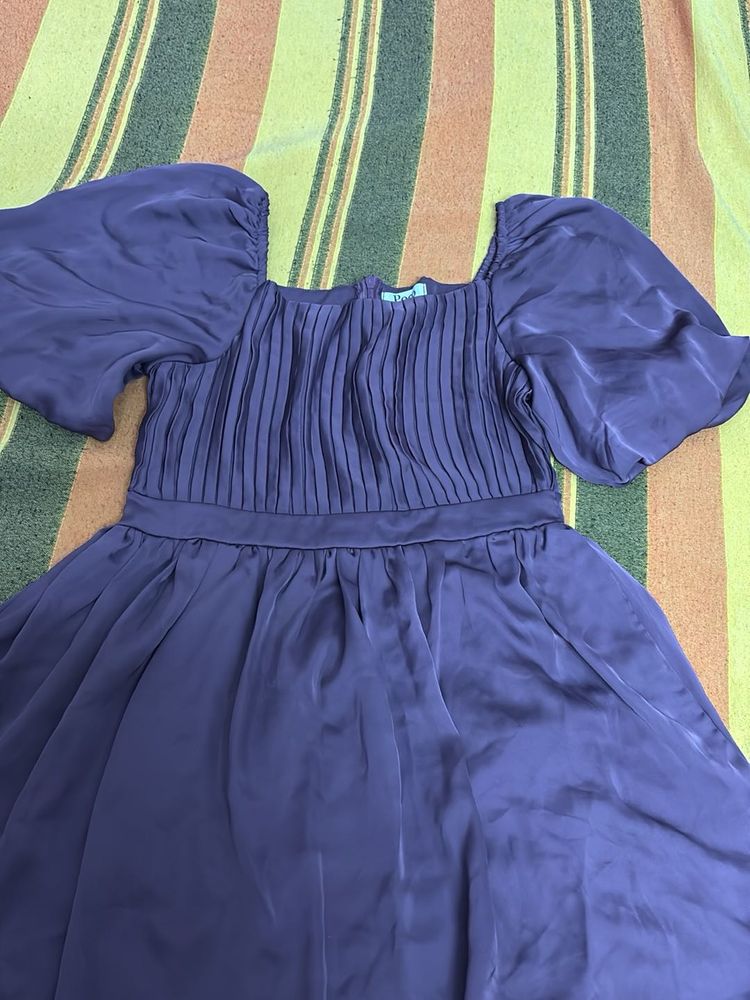 princess Puff Sleeve Mini Dress