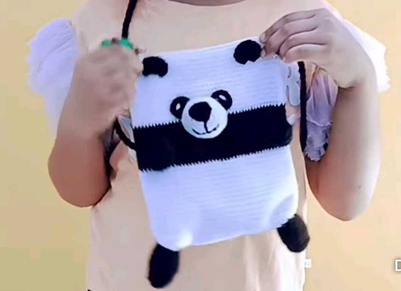 Cute Panda Sling Bag