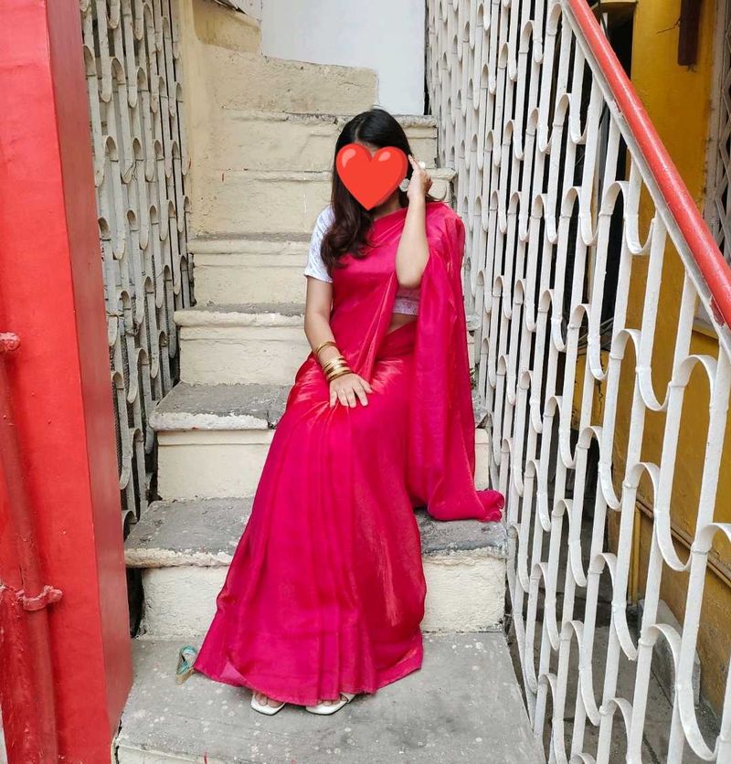 TODAY OFFER ONLY🎉 FREE BLOUSE WITH SAREE