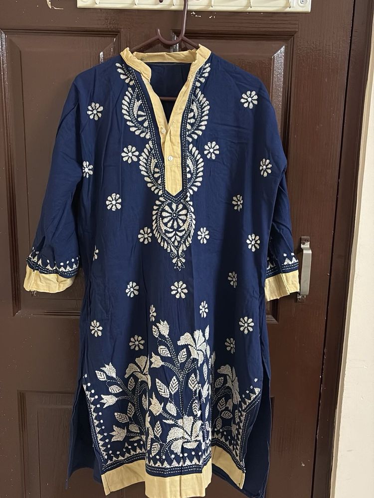 Elegant Embroidered Kurta