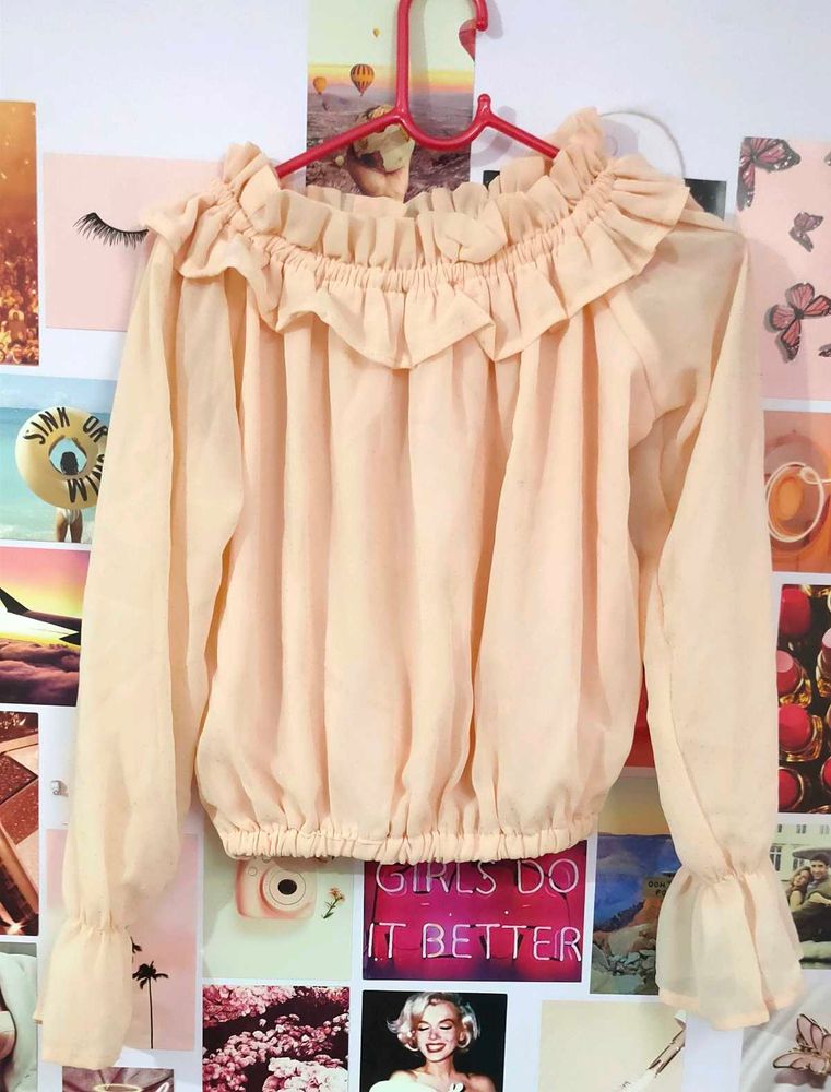 Off Shoulder Long Sleeves