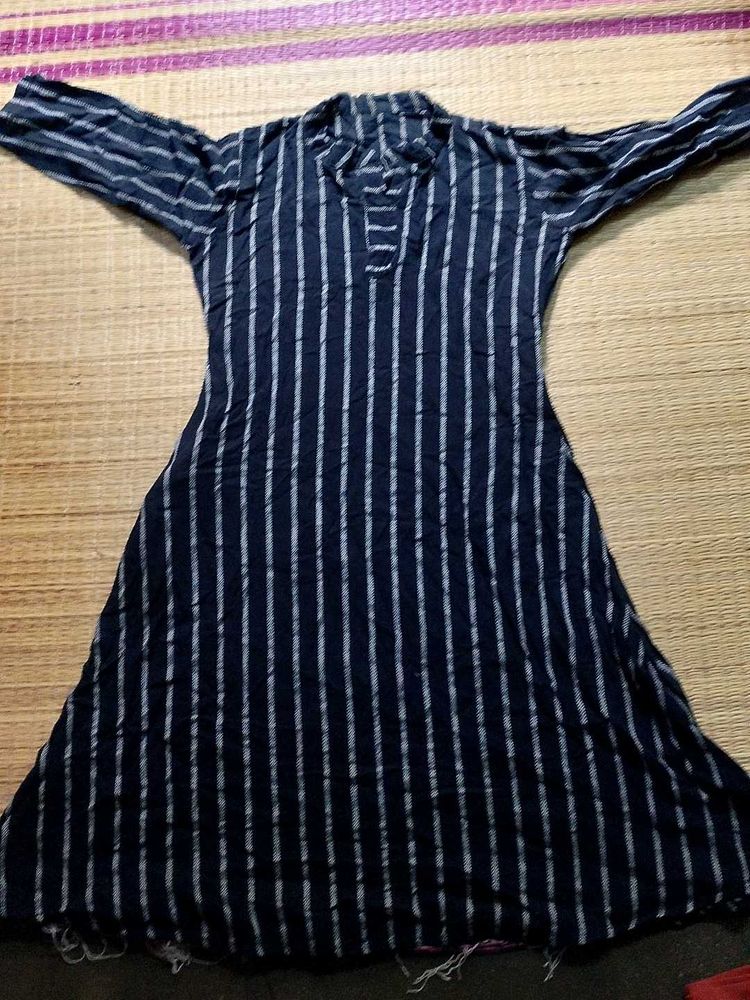 Striped Cotton Kurta