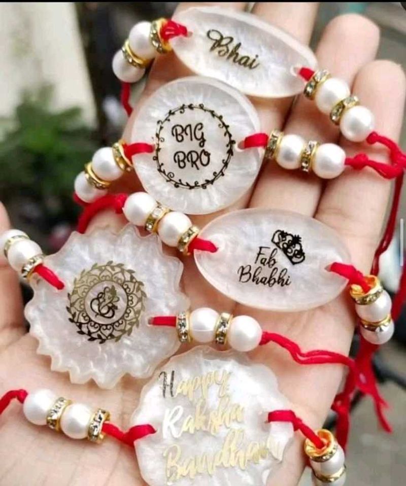 Resin Art Rakhi