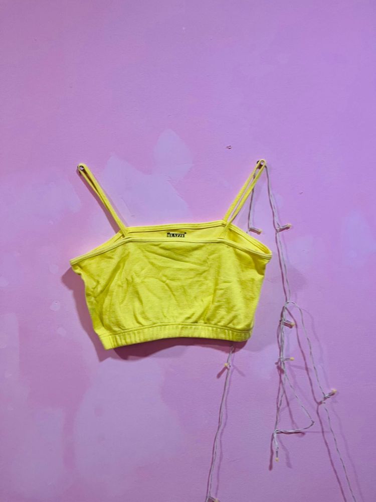 Yellow Crop Top