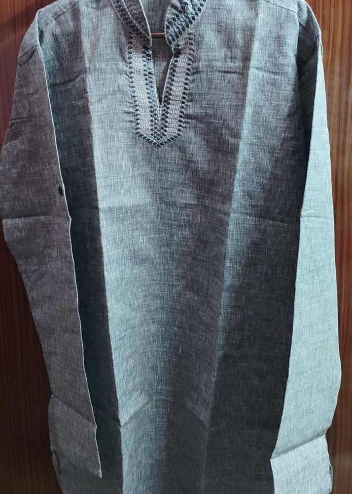 It is a grey Kurta.